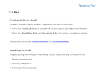 Best Practices: What to Track with Your Analytics