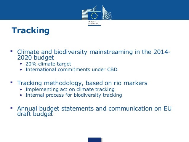 biodiversity in the eu budget and tracking