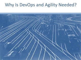 Why Is DevOps and Agility Needed?
 