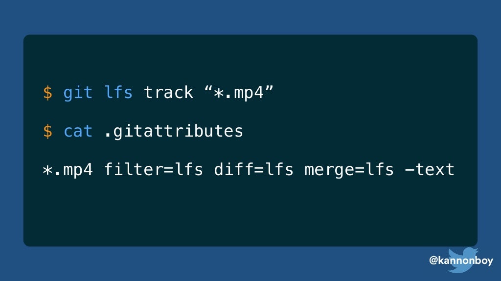 Tracking Huge Files With Git LFS LinuxCon 2016