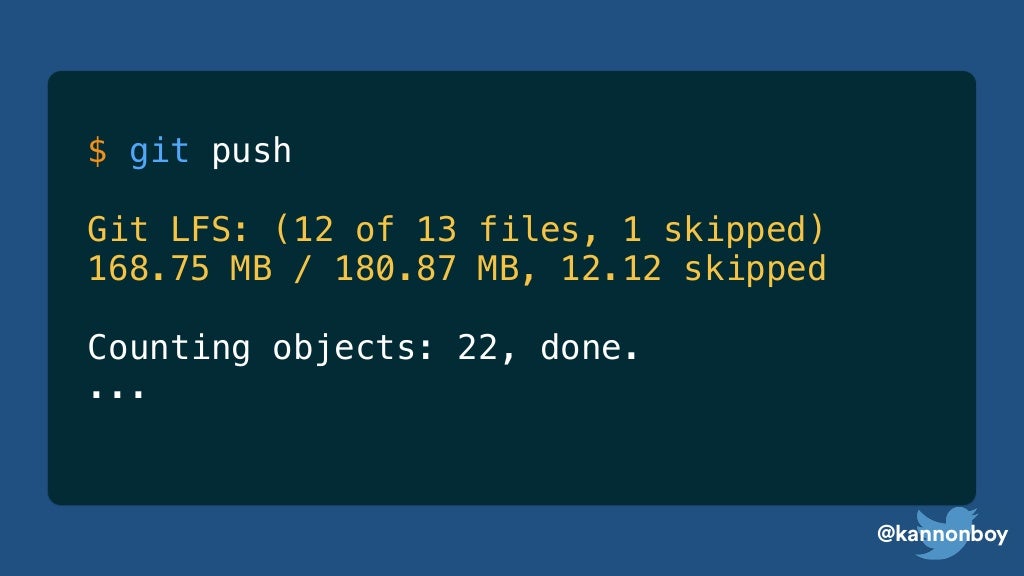 Tracking Huge Files With Git LFS LinuxCon 2016