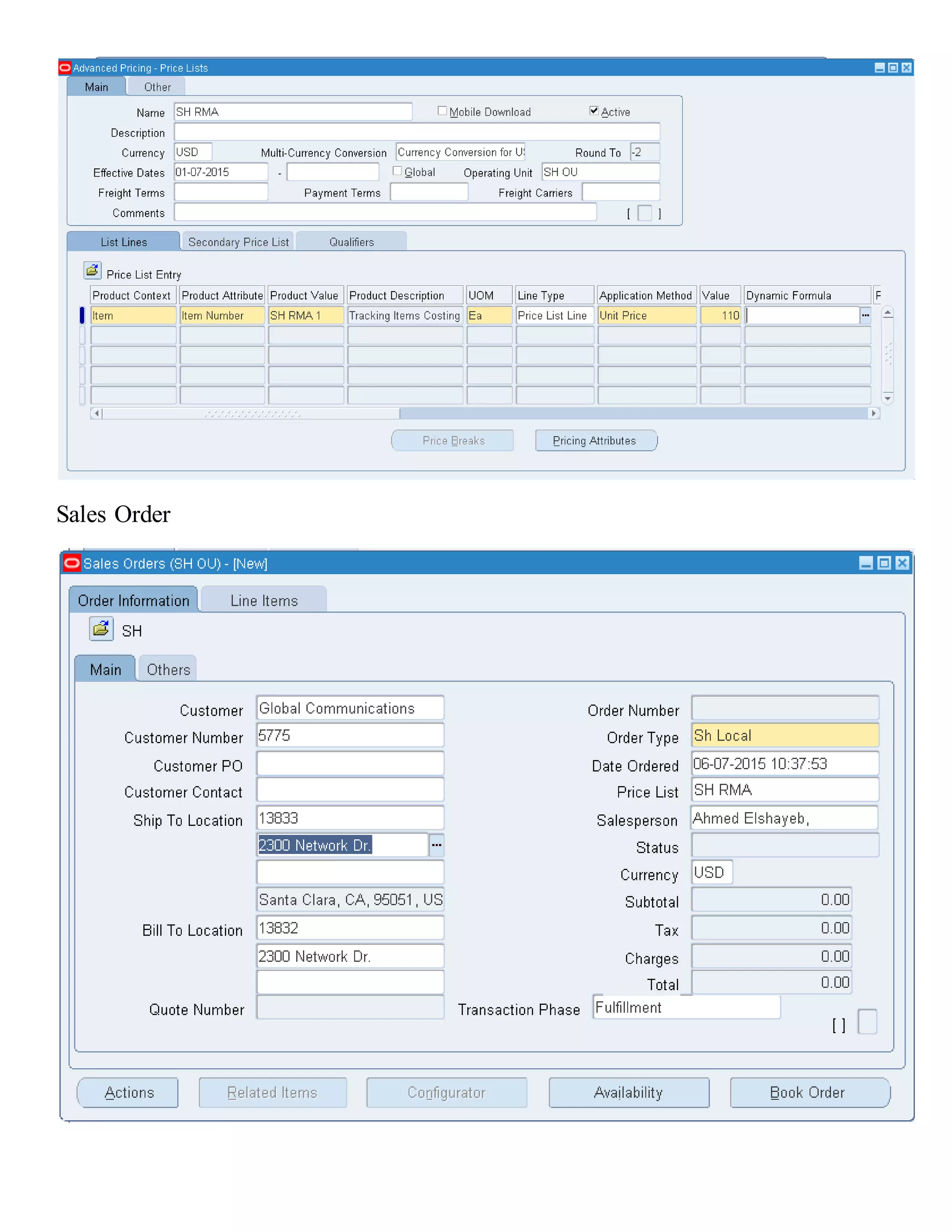Oracle EBS Tracking items costing return from customer | DOCX
