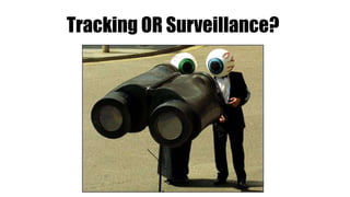 Tracking OR Surveillance?
 