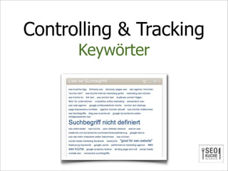 Controlling & Tracking
      Keywörter
 