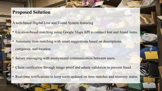 TrackIt: A Secure Web-Based Lost and Found System with Location ...
