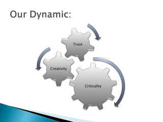 Criticality
Creativity
Trust
 