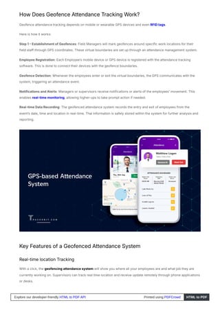 GPS-Based Geofenced Attendance System for Employee Tracking | PDF