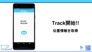 Track開始!!
位置情報を取得
 