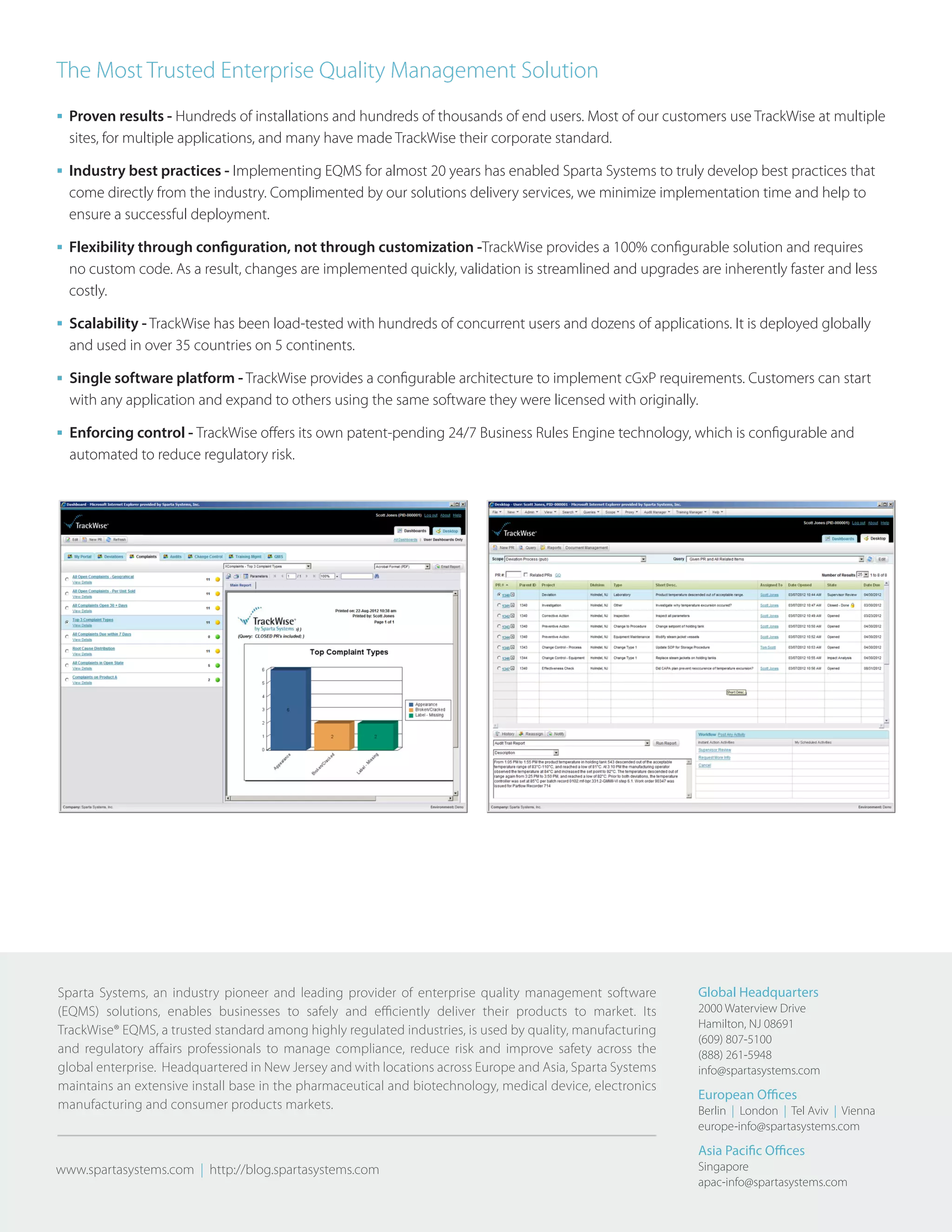 TrackWise Enterprise Quality Management System PDF
