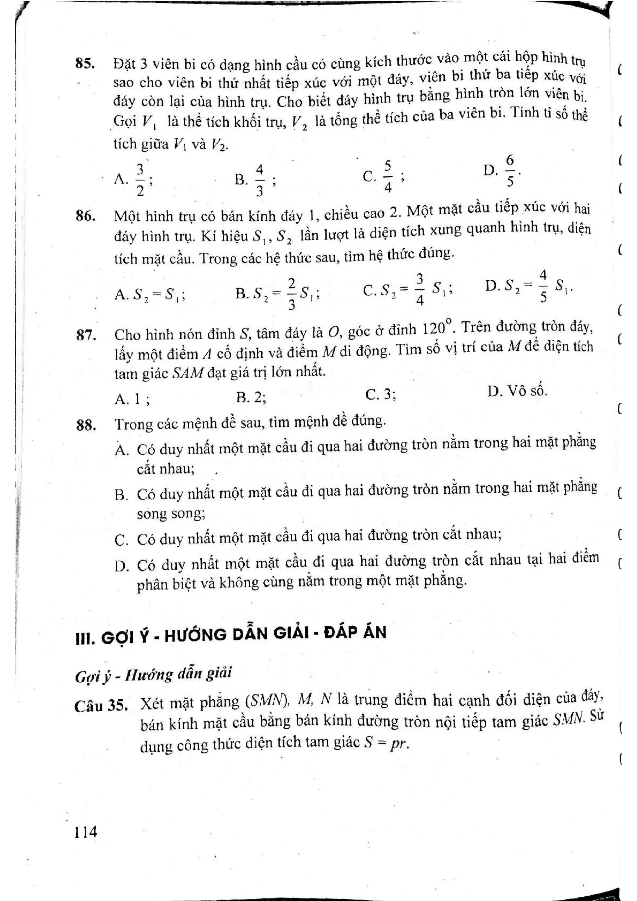 Sách trắc nghiệm Toán 12 Đoàn Quỳnh luyện thi THPT Quốc gia 2017