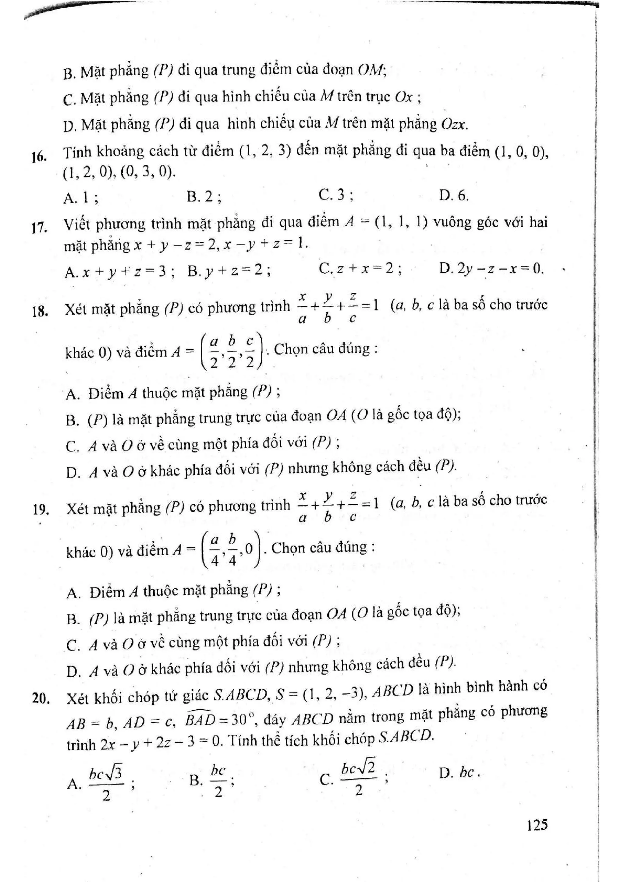 Sách trắc nghiệm Toán 12 Đoàn Quỳnh luyện thi THPT Quốc gia 2017