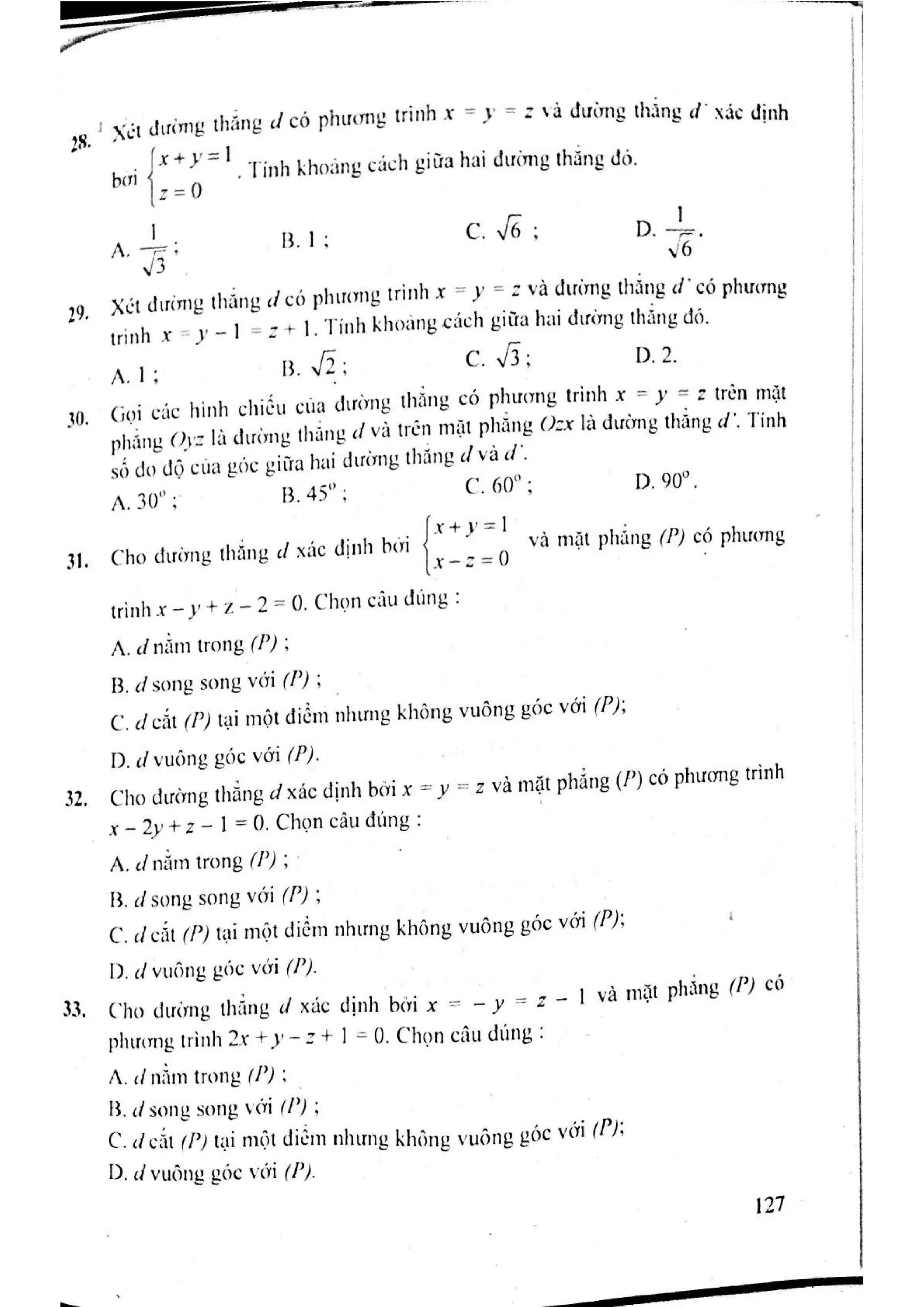 Sách trắc nghiệm Toán 12 Đoàn Quỳnh luyện thi THPT Quốc gia 2017