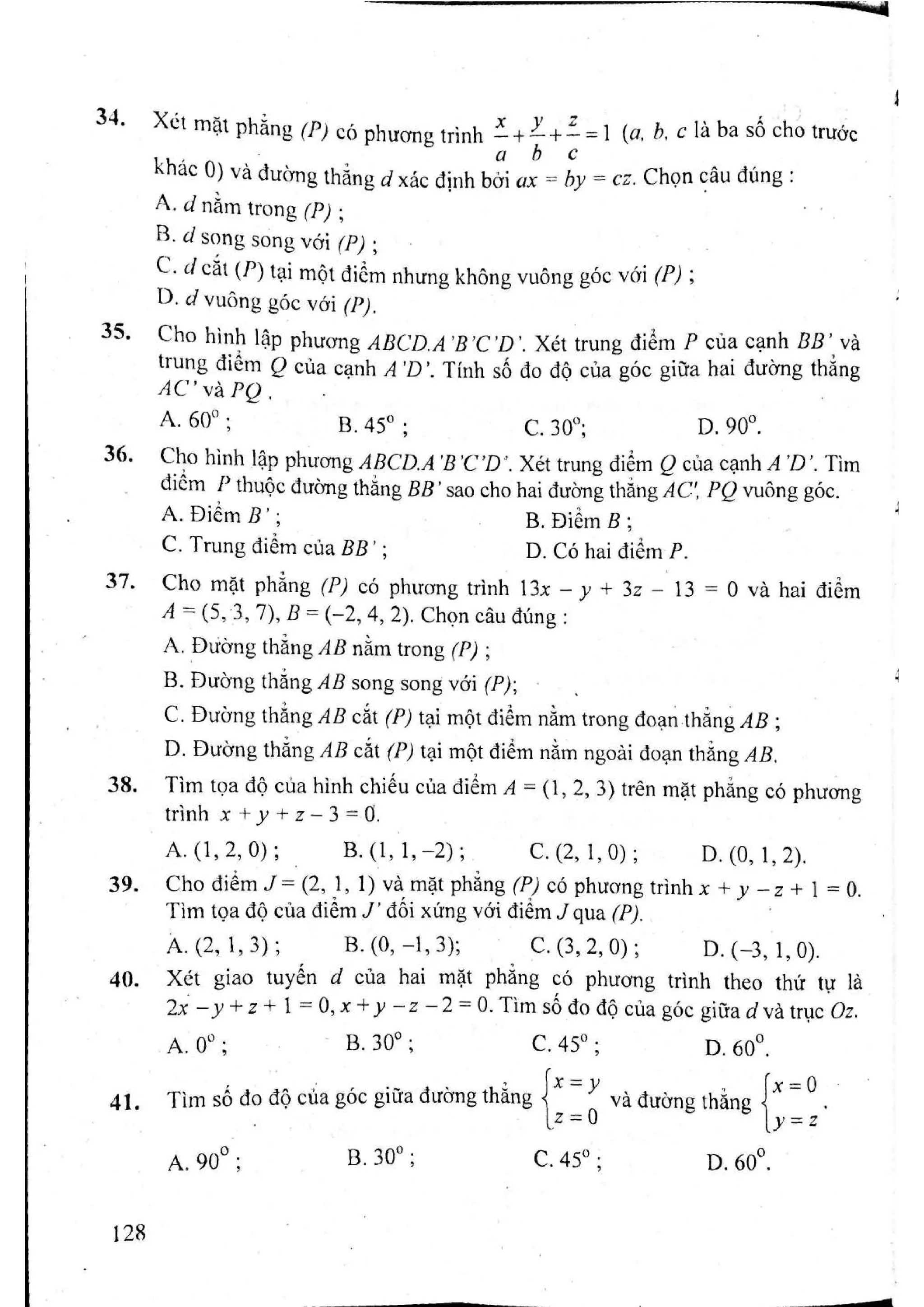 Sách trắc nghiệm Toán 12 Đoàn Quỳnh luyện thi THPT Quốc gia 2017