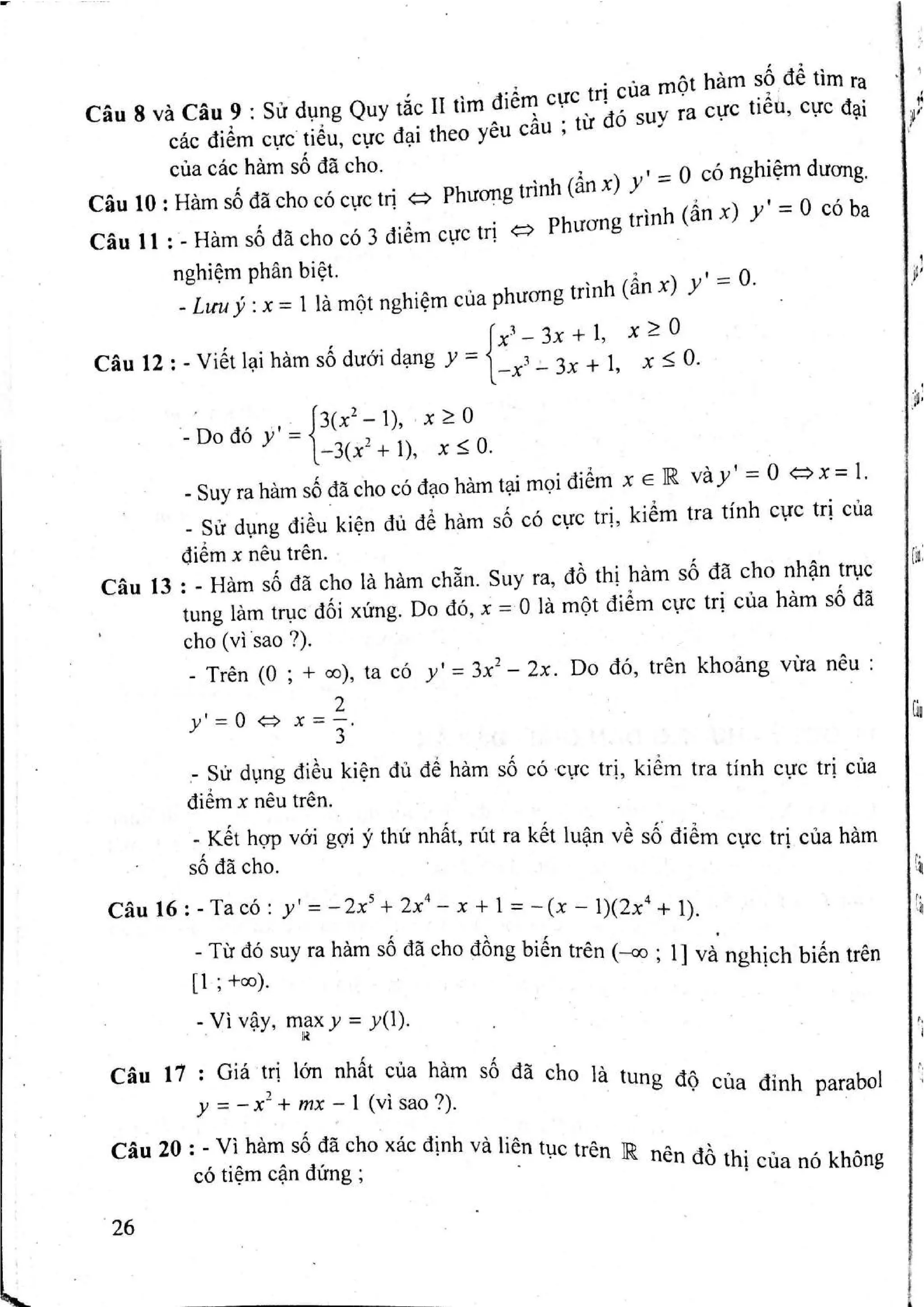 Sách trắc nghiệm Toán 12 Đoàn Quỳnh luyện thi THPT Quốc gia 2017
