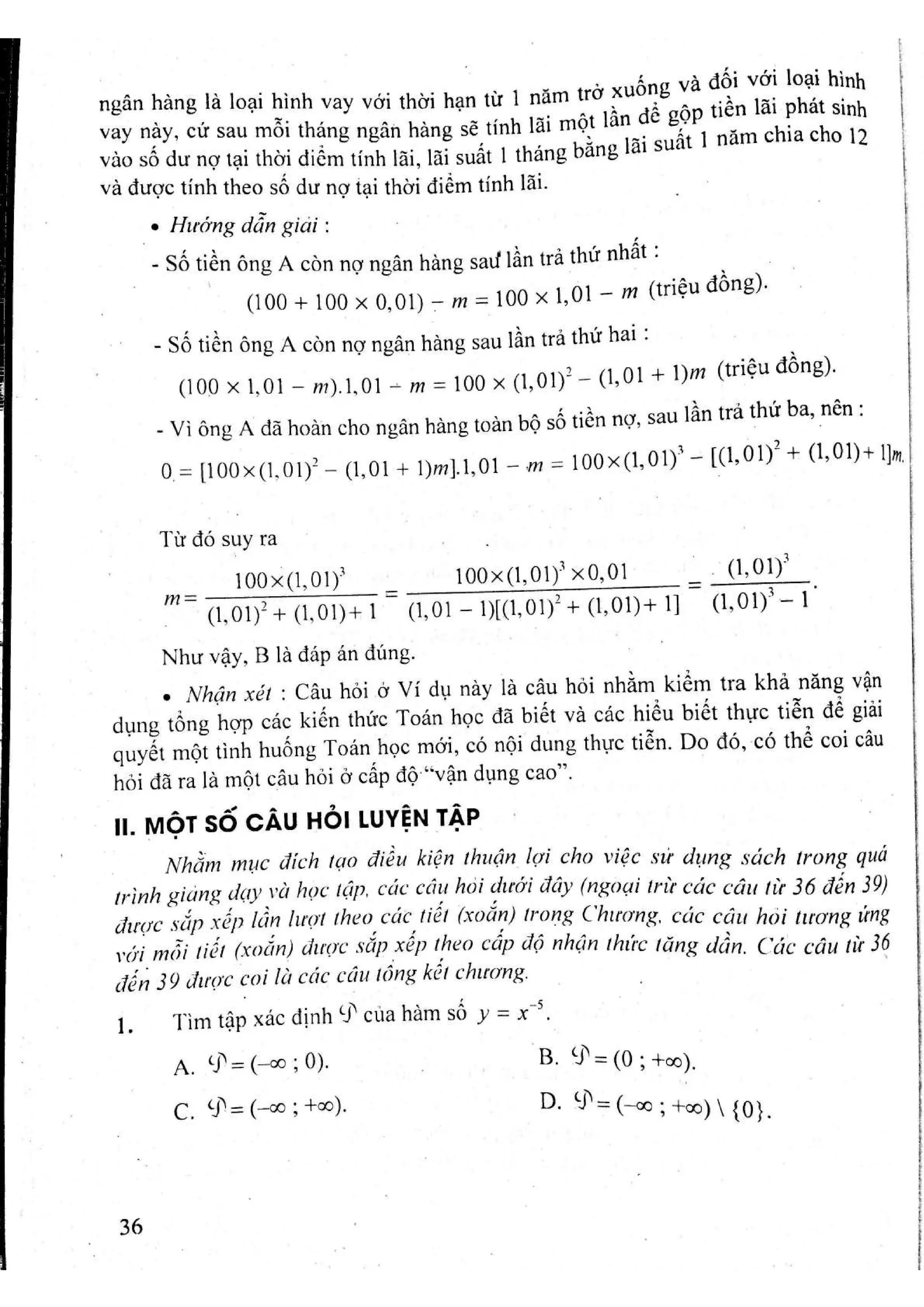 Sách trắc nghiệm Toán 12 Đoàn Quỳnh luyện thi THPT Quốc gia 2017