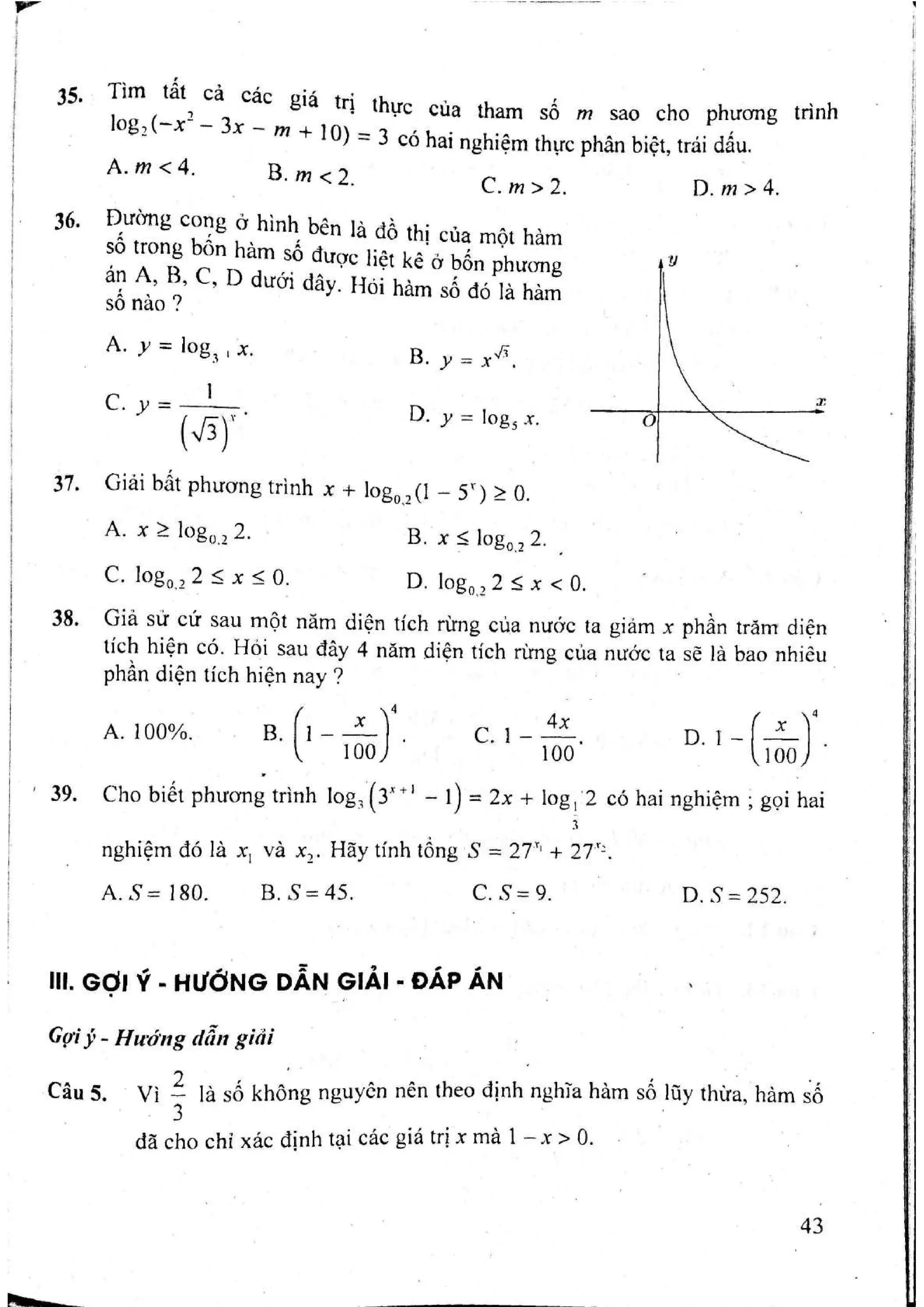 Sách trắc nghiệm Toán 12 Đoàn Quỳnh luyện thi THPT Quốc gia 2017
