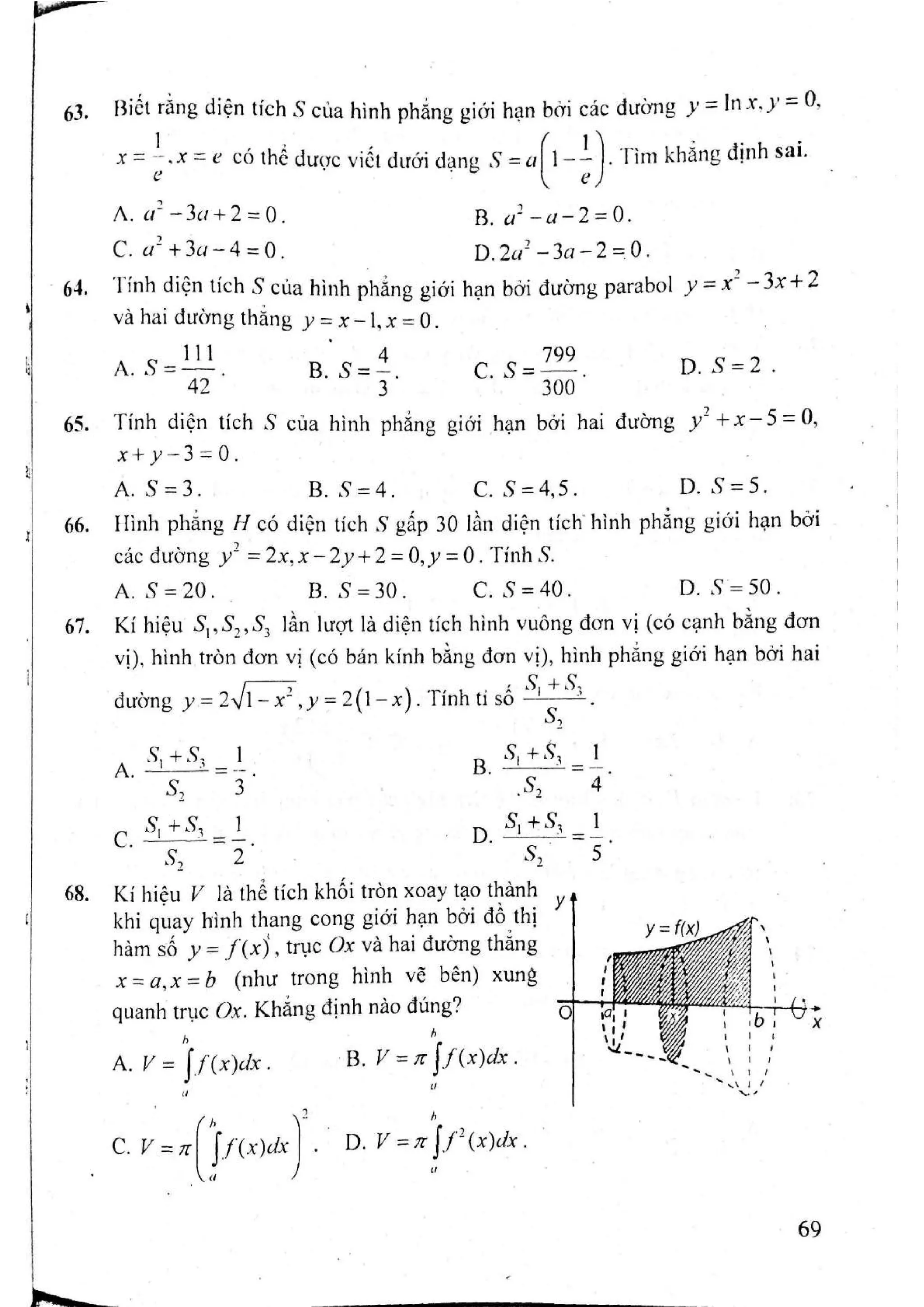 Sách trắc nghiệm Toán 12 Đoàn Quỳnh luyện thi THPT Quốc gia 2017