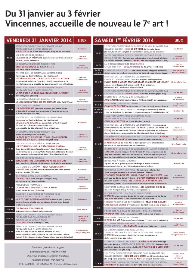 Rencontres internationales henri langlois