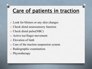 Traction in orthopaedics | PPTX