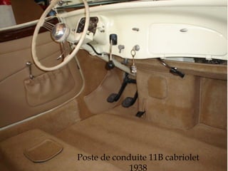 Poste de conduite 11B cabriolet
1938
 