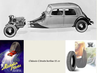 Châssis Citroën berline 11 cv
 
