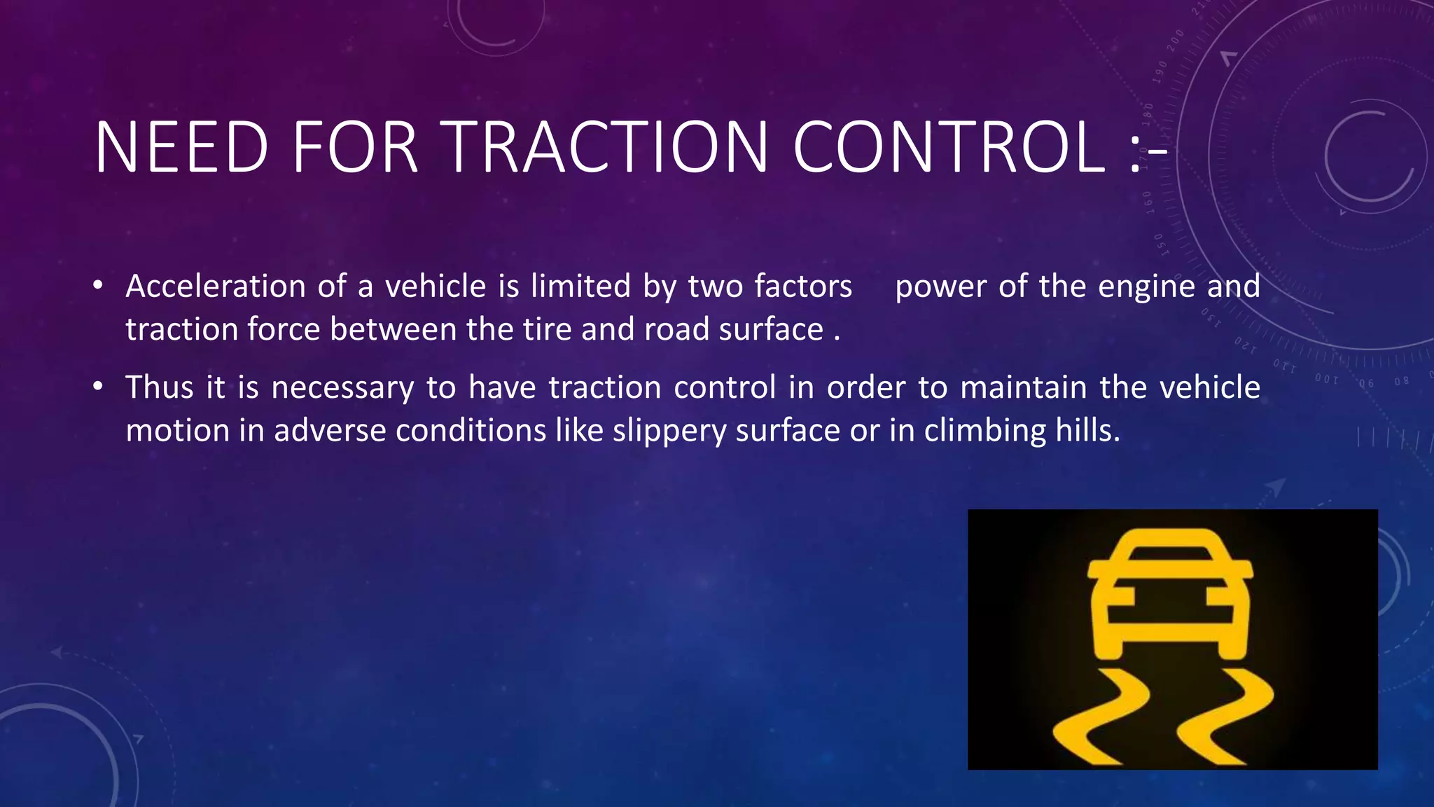 Traction control system PPT