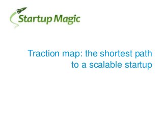 Traction map: the shortest path
to a scalable startup
 