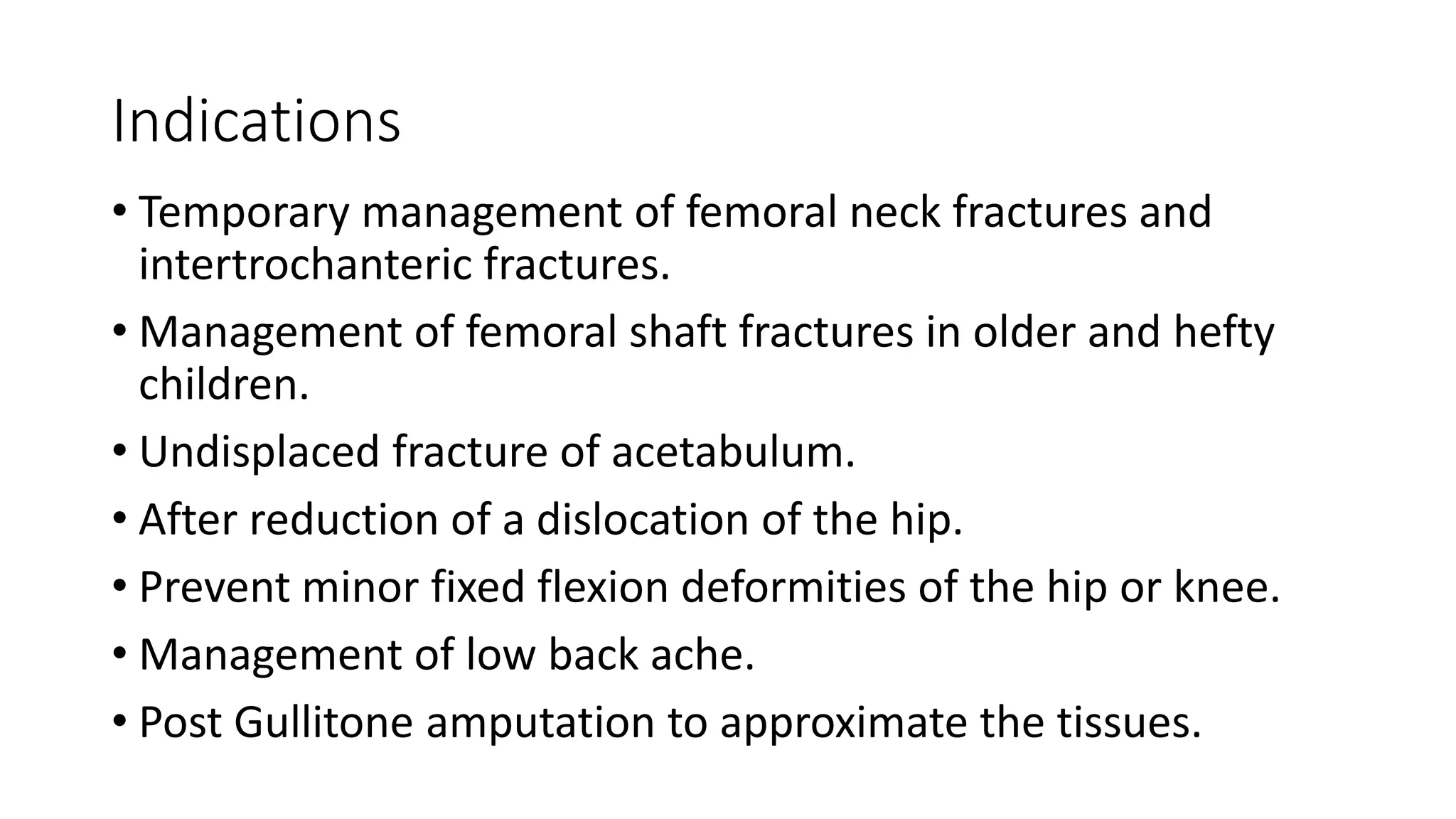 Traction Use Tractions in orthopaedics by Dr O.O. Afuye | PPTX