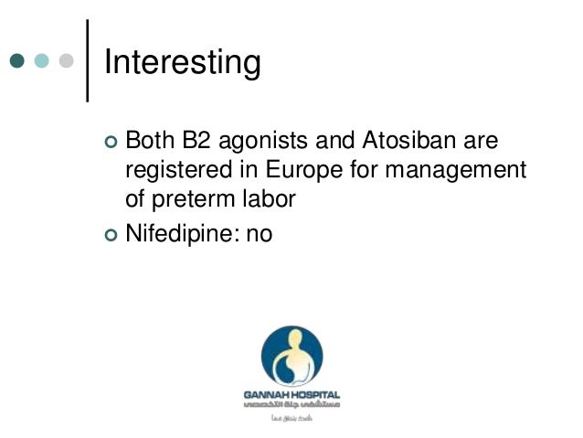 Procardia Dosage For Preterm Labor