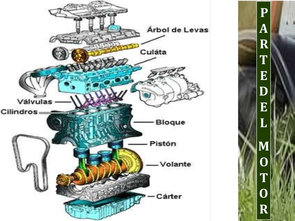 Tractor agricolas y las partes internas del motor