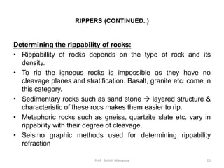Non Rippble Rock Tractor, bulldozer, scraper, ripper_Advanced Construction Technology ...