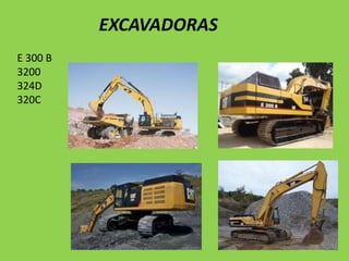 EXCAVADORAS
E 300 B
3200
324D
320C

 