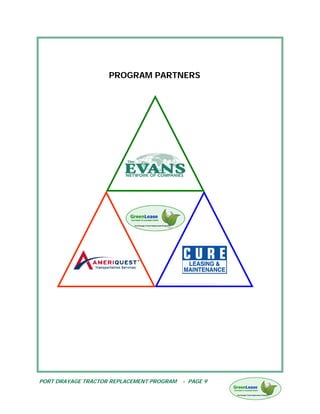 PROGRAM PARTNERS




PORT DRAYAGE TRACTOR REPLACEMENT PROGRAM   - PAGE 9
 