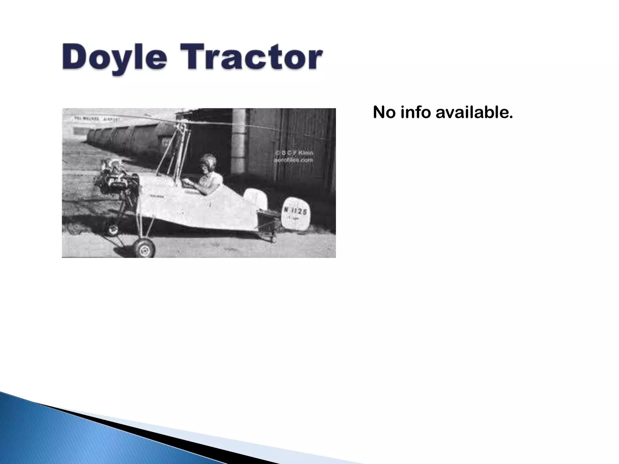   Doyle TractorNo info available. 
