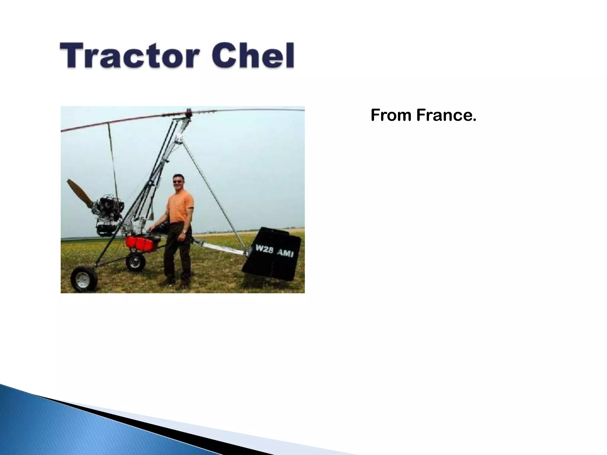   Tractor ChelFrom France.