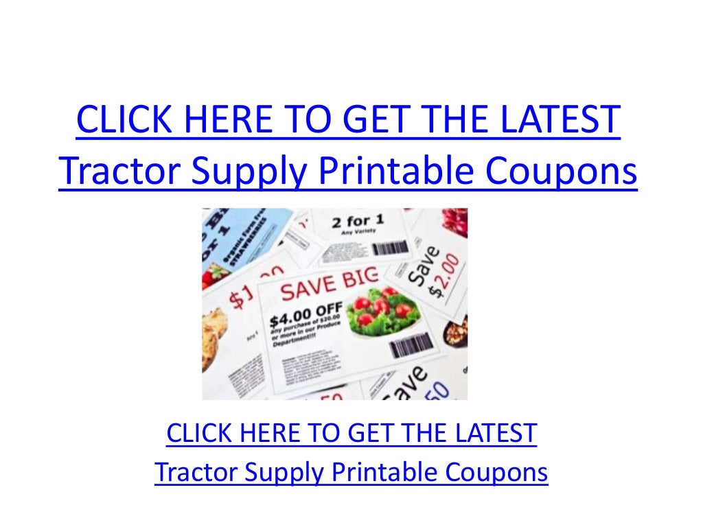 Tractor Supply Printable Coupons Tractor Supply Printable Coupons