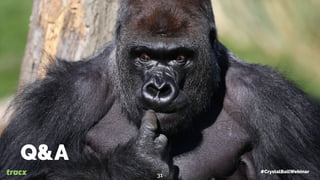 Q&A
#CrystalBallWebinar
31
 