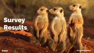 Survey
Results
#CrystalBallWebinar
8
 