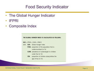 Food and Agricultural Trade: Implications for Food Security | PDF