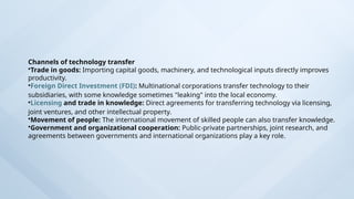 Comprehensive Overview of Trade and Technology Transfer in Global ...