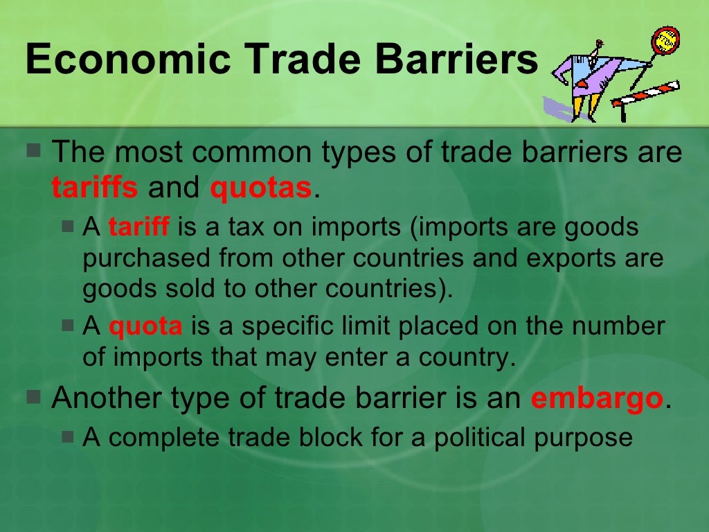 Trade Barriers