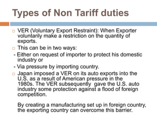 Trade Barriers in International Business | PPTX