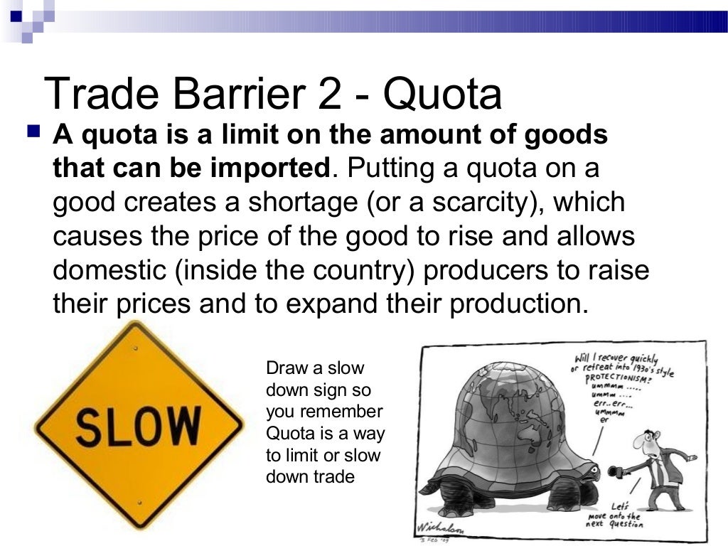Trade barriers ppt