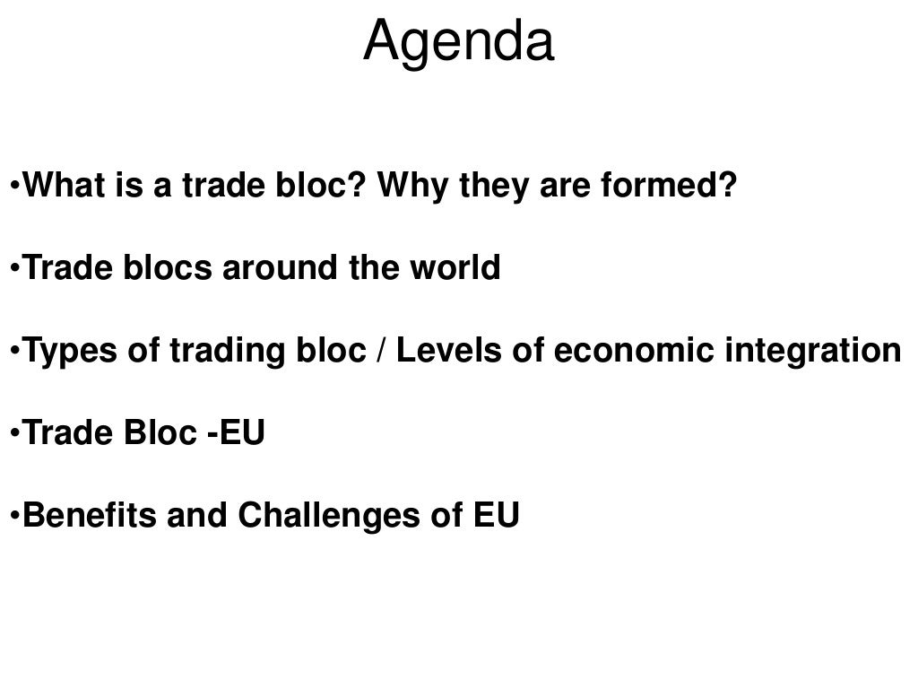 Trade Blocs in International Marketing - European Union