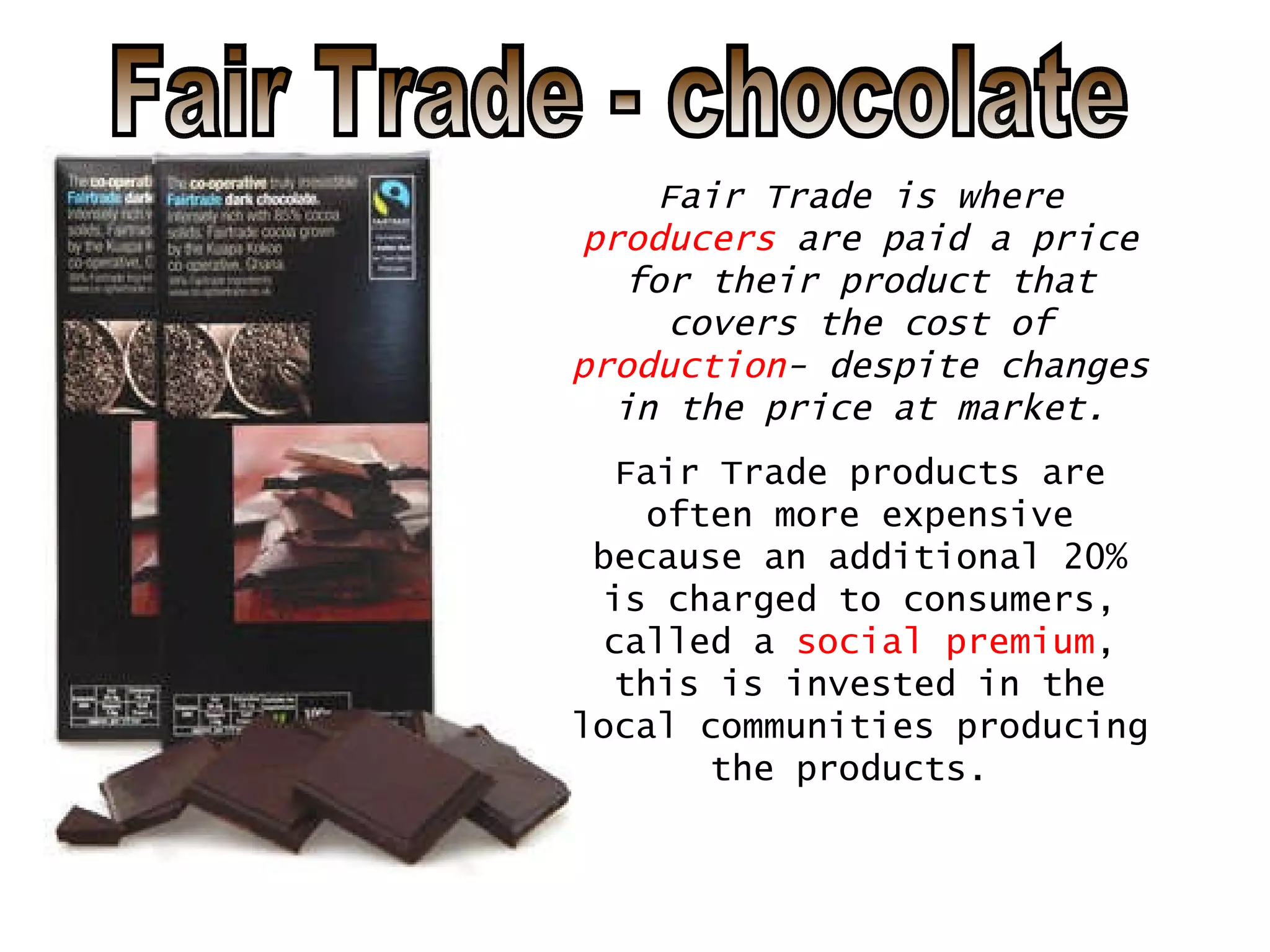Fair Trade- Chocolate | PPT