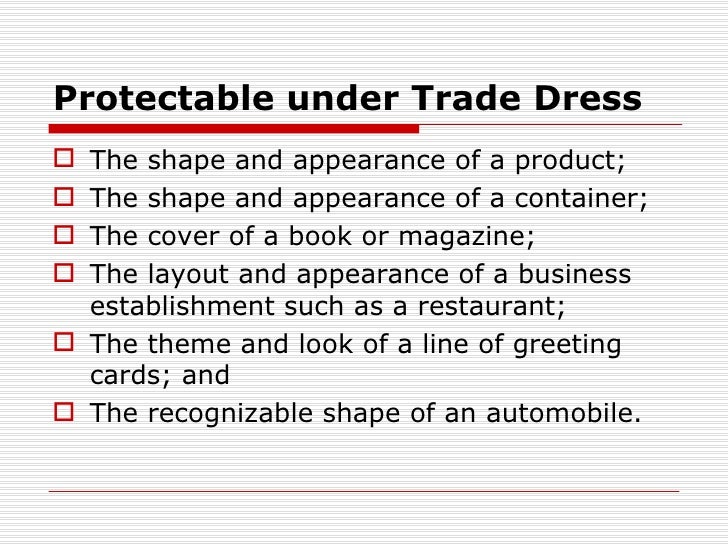 Trade dress