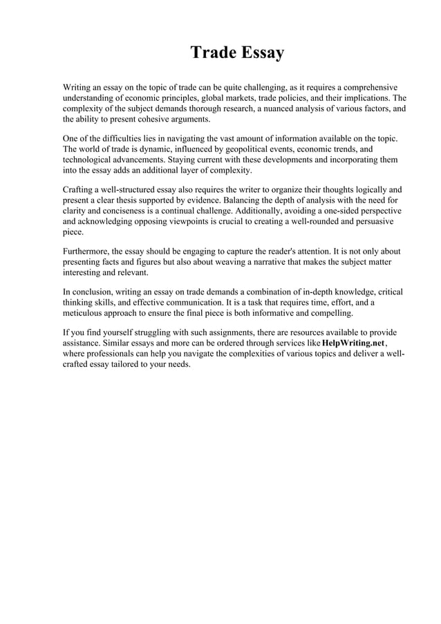 Trade Essay.pdf