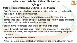 Trade Facilitation: the new accelerators_AUC_SWC2016 | PDF