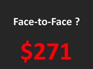 Face-to-Face ? 
$271 
 