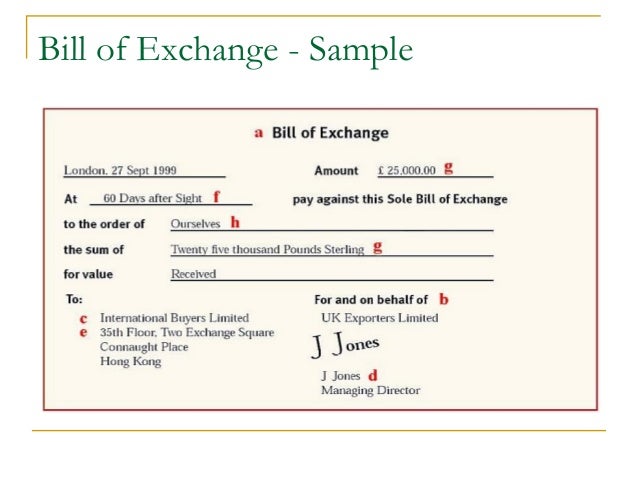 bill of exchange sample fiveoutsiders com bill of exchange form